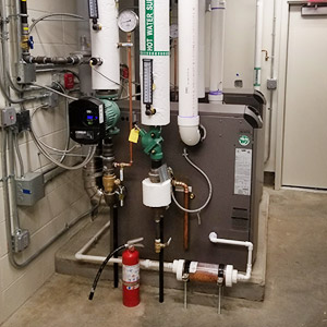 milford courthouse heating system